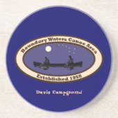 BWCA-Untersetzer - Benutzerdefinierter Text Sandstein Untersetzer (Vorne)