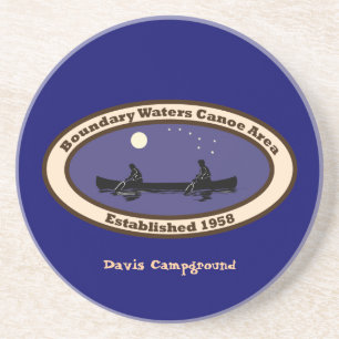 BWCA-Untersetzer - Benutzerdefinierter Text Sandstein Untersetzer