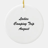 BWCA Verzierung im Blau Keramik Ornament (Hinten)