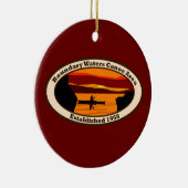 BWCA Verzierung im Rot Keramikornament (Rechts)