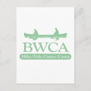 BWCA / Wanderfisch Kanuhlager Postkarte