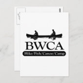 BWCA / Wanderfisch Kanuhlager Postkarte (Vorne/Hinten)