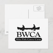 BWCA / Wanderfisch Kanuhlager Postkarte (Vorne/Hinten)