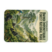 Bwindi Impenetrable Forest Nationalpark Uganda Magnet (Horizontal)