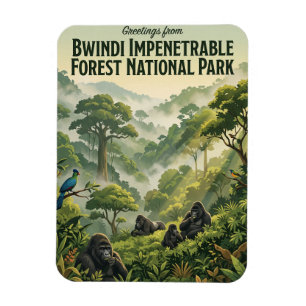 Bwindi Impenetrable Forest Nationalpark Uganda Magnet