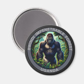 Bwindi Impenetrable Forest Uganda Magnet (Vorderseite/Rückseite)