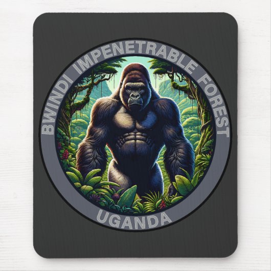 Bwindi Impenetrable Forest Uganda Mousepad (Vorne)