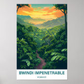 Bwindi Impenetrable Forest Uganda Travel Poster (Vorne)