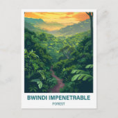Bwindi Impenetrable Forest Uganda Travel Postkarte (Vorderseite)