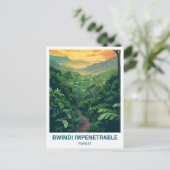 Bwindi Impenetrable Forest Uganda Travel Postkarte (Stehend Vorderseite)