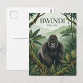 Bwindi Impenetrable Nationalpark Uganda Postkarte (Vorne/Hinten)