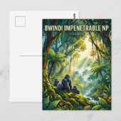 Bwindi Impenetrable Nationalpark Uganda Postkarte (Vorne/Hinten)