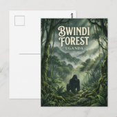 Bwindi-Wald, Kanungu, Westen Postkarte (Vorne/Hinten)
