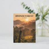 Bwindi-Wald, Kanungu, Westregion Postkarte (Stehend Vorderseite)