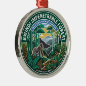 Bwindi-Wald Uganda Ornament Aus Metall (Rechts)