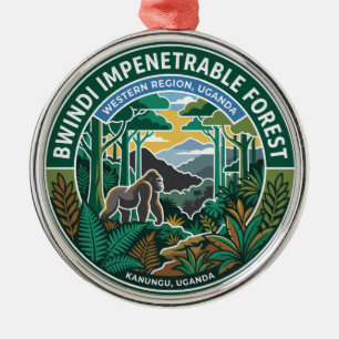Bwindi-Wald Uganda Ornament Aus Metall