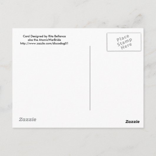 BWR Collage Postkarte (Rückseite)