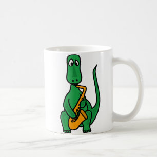 BX-, Dinosaurier Plaing die Saxophone-Tasse Kaffeetasse