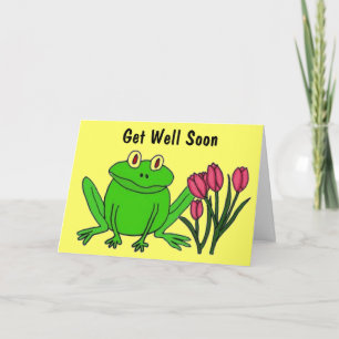 BX-Funny Frog Get Well Card Karte