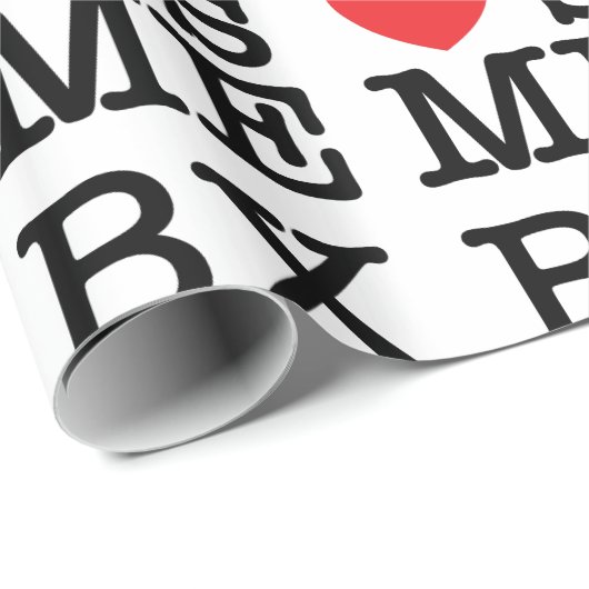 BX hat ME Geschenkpapier (Rolleneckpunkt)