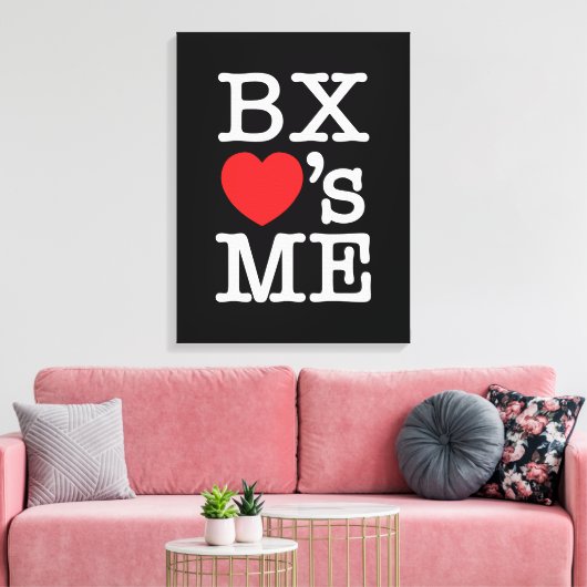 BX hat ME Leinwanddruck (Insitu (Wohnzimmer))