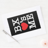 BX hat ME Rechteckiger Aufkleber (Umschlag)