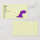 BX-, lila Drache-Geschäfts-Karten Visitenkarte (Vorne/Hinten)