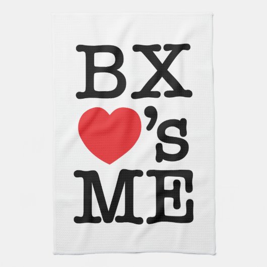 BX ❤'t MICH Geschirrtuch (Vertikal)