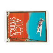 by Air - Alice Springs Australien Magnet (Horizontal)
