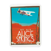 by Air - Alice Springs Australien Magnet (Vertikal)