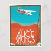 by Air - Alice Springs Australien Postkarte (Vorderseite)