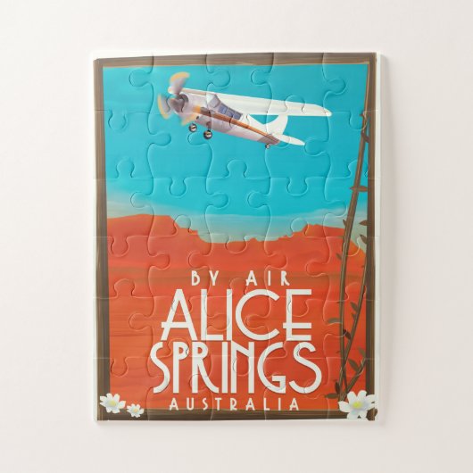 by Air - Alice Springs Australien Puzzle (Vertikal)