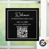 By Appointment Only Logo AI door sign Fensteraufkleber (Zuhause)