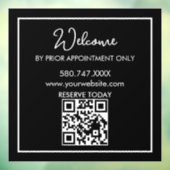 By Appointment Only Logo AI door sign Fensteraufkleber (Blatt 3)