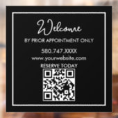 By Appointment Only Logo AI door sign Fensteraufkleber (Blatt 2)