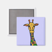 BY-Giraffe Magnet (Vorderseite/Rückseite)