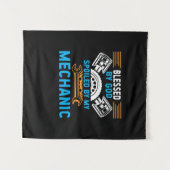 By God By Mechanic Wandteppich (Vorderseite (Horizontal))