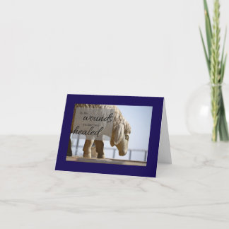 By His Wounds We are Healed Card