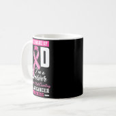 By The Grace Of God Survivor 10 Year Breast Cancer Kaffeetasse (Vorderseite Links)