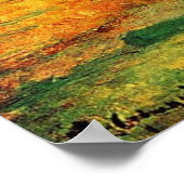 By the Stream, Autumn - Paul Gauguin - c1885 Poster (Ecke)