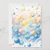 by Toy Pool Foam Bash Twin Rubber Duck Baby Duck D Einladung (Rückseite)