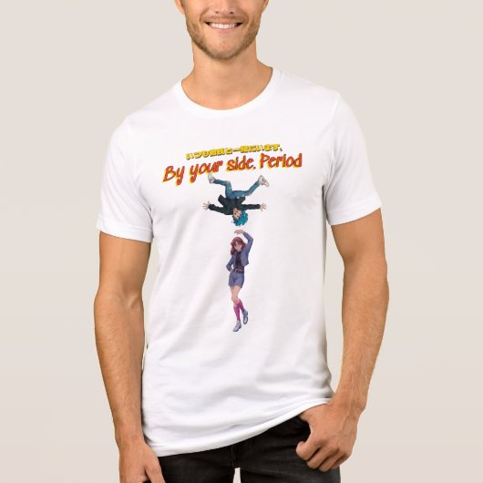 By your side. Period Tri-Blend Shirt (Vorderseite)