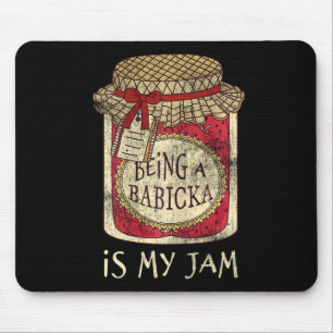 Bybicka Oma Niedlich Jam Funny Quote Mütter Mousepad