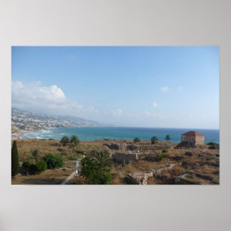 Byblos Libanon, Ocean View Poster