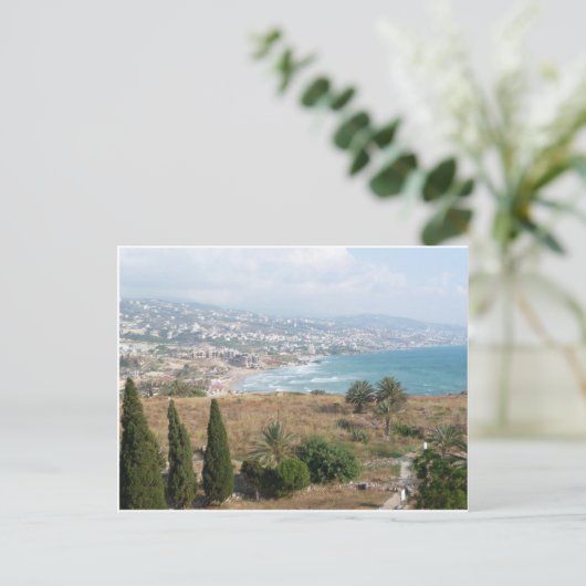 Byblos Libanon Postkarte (Stehend Vorderseite)