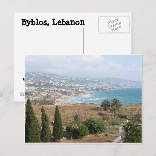 Byblos Libanon Postkarte (Vorne/Hinten)