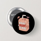 Byby Daddy Tränen Lustiger Valentinstag Süß  Button (Vorne & Hinten)