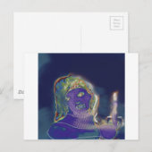 Bycandlelightfade2 Postkarte (Vorne/Hinten)