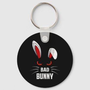 Byd Bunny Beängstigend Rabbit Cool Animal Lover Schlüsselanhänger
