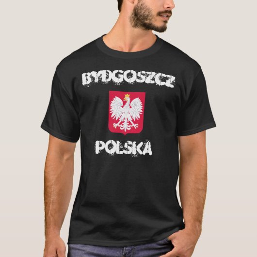 Bydgoszc, Polska, Bydgos, Polen mit Wappen T-Shirt (Vorderseite)